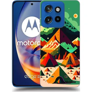Pouzdro na mobilní telefon Picasee silikonový černý obal pro Motorola Edge 50 Neo - Alaska
