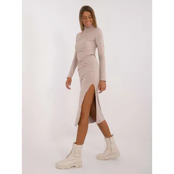 Dámské šaty Šaty LK SK 509642.02 béžové L/XL