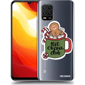 Pouzdro na mobilní telefon Picasee silikonový průhledný obal pro Xiaomi Mi 10 Lite - Hot Cocoa Club