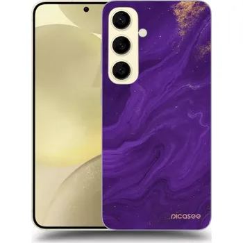 Pouzdro na mobilní telefon Picasee ULTIMATE CASE PowerShare pro Samsung Galaxy S24 S921B 5G - Fialová