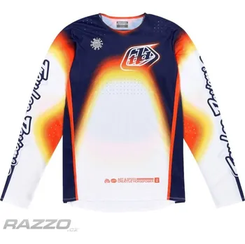 cyklistický dres Pánský dres TroyLeeDesigns SE PRO Jersey Array White Navy 2025 XXL