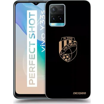 Pouzdro na mobilní telefon Picasee silikonový černý obal pro Vivo Y33s - FC Viktoria Plzeň I