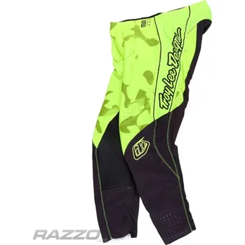 Moto oblečení MX kalhoty TroyLeeDesigns SE PRO Pant Blotted Flo Yellow 2025 32