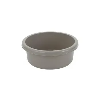 PLASTOVÁ KULATÁ MÍSA 31CM 6,2L SVĚTLE ŠEDÁ -BEN