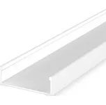 T-LED s.r.o. LED profil P13-1 bílý široký přisazený Varianta: Profil bez krytu 2m