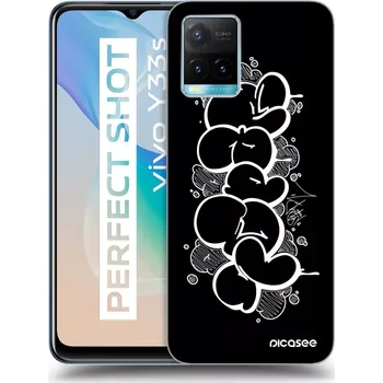 Pouzdro na mobilní telefon Picasee silikonový průhledný obal pro Vivo Y33s - Throw UP