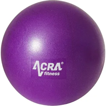 Gymnastický míč ACRA Míč overball 230mm fialový fitness gymball rehabilitační do 150kg | 729957