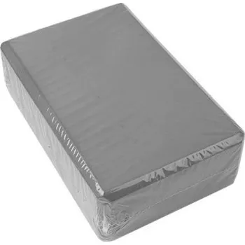 1 ks pěnový blok na jógu a pilates EVA cihla na cvičení Podpěrná kostka pro domácí trénink Posilovací pomůcka na protahování a rovnováhu šedá