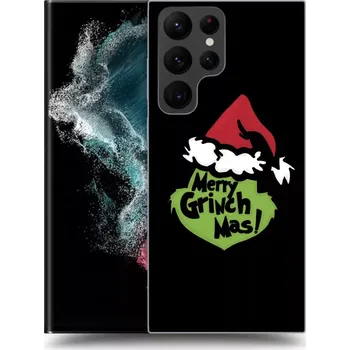 Pouzdro na mobilní telefon Picasee silikonový černý obal pro Samsung Galaxy S23 Ultra 5G - Grinch 2