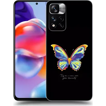 Pouzdro na mobilní telefon Picasee silikonový průhledný obal pro Xiaomi Redmi Note 11 Pro+ 5G - Diamanty Black