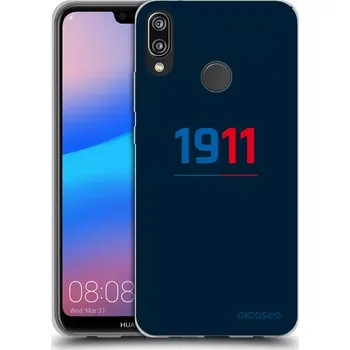 Pouzdro na mobilní telefon Picasee silikonový průhledný obal pro Huawei P20 Lite - FC Viktoria Plzeň D