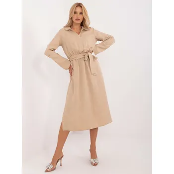 Dámské šaty LK SK šaty 509646.91 béžové L/XL