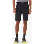 QUECHUA Pánské turistické dlouhé kraťasy MH 500 44 ČERNÁ