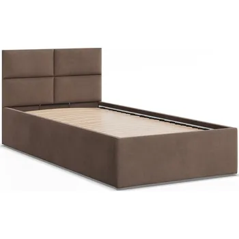 Postel Čalouněná postel BORGO 90x200 výběr z barev TRINITY 6 hnědá