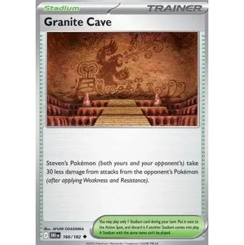 Sběratelská karetní hra Pokémon DRI 166/182 Granite Cave - Destined Rivals Stav: Near Mint, Verze: REVERSE HOLO