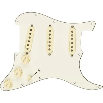 Fender Pre-Wired Strat SSS V NSLS White Pickguard