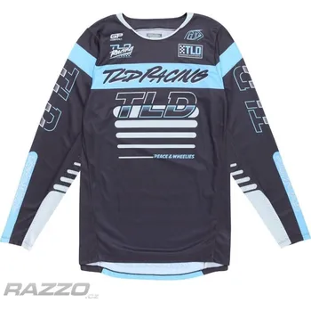 cyklistický dres Pánský dres TroyLeeDesigns GP PRO Jersey FIFTY-50 Charcoal Smoke 2025 L
