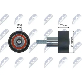 Vratná/vodicí kladka, ozubený řemen NTY RNK-VW-040