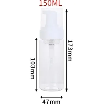 Dávkovač mýdla Plastová cestovní lahvička s dávkovačem pěny | koupelnové doplňky - 150ml