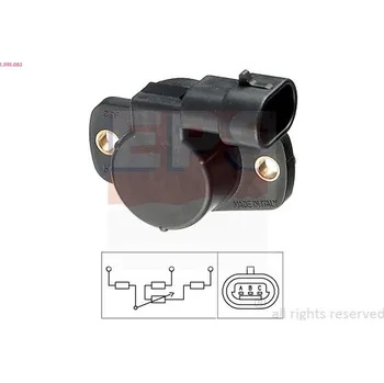 Čidlo automobilu Senzor, poloha škrticí klapky EPS 1.995.083