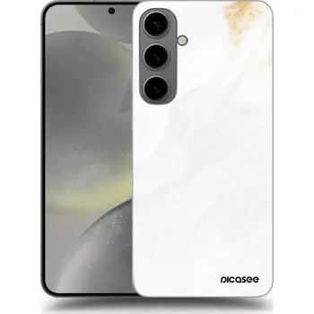 Pouzdro na mobilní telefon Picasee silikonový průhledný obal pro Samsung Galaxy S24+ S926B 5G - Bílá
