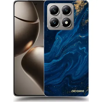 Pouzdro na mobilní telefon Picasee silikonový černý obal pro Xiaomi 14T Pro - Blue