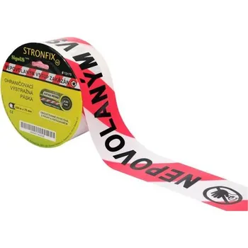 Výstražná páska Ohraničovací páska Nepovolaným vstup zakázán 250m