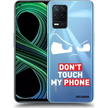 Pouzdro na mobilní telefon Picasee silikonový průhledný obal pro Realme 8 5G - Cloudy Eye - Transparent