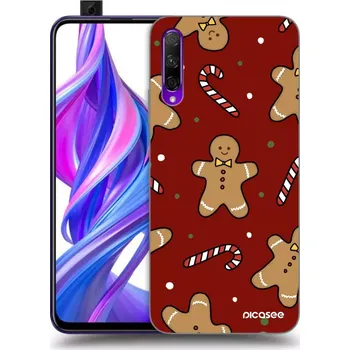 Pouzdro na mobilní telefon Picasee silikonový černý obal pro Honor 9X Pro - Gingerbread 2