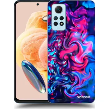 Pouzdro na mobilní telefon Picasee silikonový průhledný obal pro Xiaomi Redmi Note 12 Pro 4G - Redlight