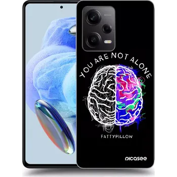 Pouzdro na mobilní telefon Picasee ULTIMATE CASE pro Xiaomi Redmi Note 12 5G - Brain - White