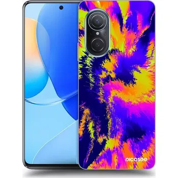 Pouzdro na mobilní telefon Picasee silikonový průhledný obal pro Huawei Nova 9 SE - Burn