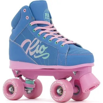 Kolečkové brusle Rio - Roller Lumina Blue/Pink - trekové brusle Velikost (brusle): 37