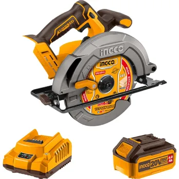 Okružní pila Ingco CSLI18511 AKU kotoučová pila vč. baterie a nabíječky