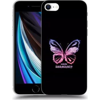 Pouzdro na mobilní telefon Picasee ULTIMATE CASE pro Apple iPhone SE 2022 - Diamanty Purple