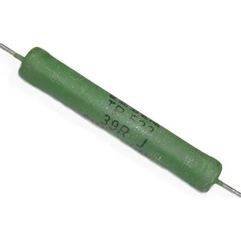 Elektronická součástka 27k TR523, rezistor 6W drátový
