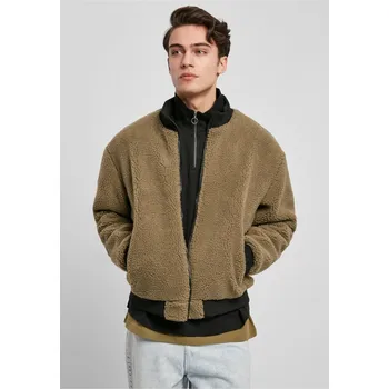 Pánská větrovka Boxy Sherpa Jacket - tiniolive XL