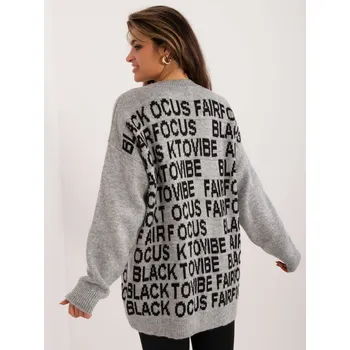 Dámský svetr Jumper BA SW 0546.07 šedý jedna velikost