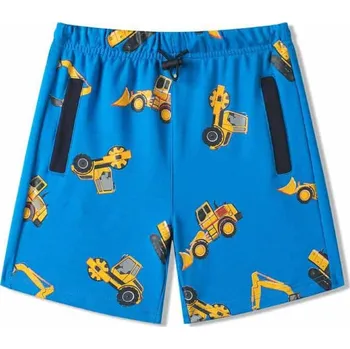 Chlapecké kraťasy CHLAPECKÉ KRAŤASY S NAKLADAČI FS7033 VELIKOSTI 98-128 Velikost: 104, Barva: Modrá