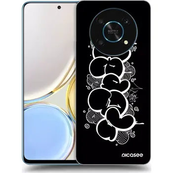 Pouzdro na mobilní telefon Picasee silikonový černý obal pro Honor Magic4 Lite 5G - Throw UP