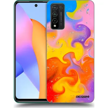 Pouzdro na mobilní telefon Picasee silikonový průhledný obal pro Honor 10X Lite - Bubbles