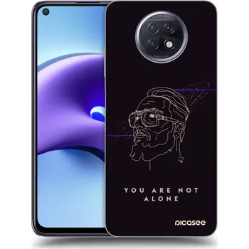 Pouzdro na mobilní telefon Picasee silikonový průhledný obal pro Xiaomi Redmi Note 9T - You are not alone
