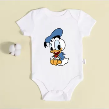 Kojenecké bílé body s roztomilými postavičkami Disney Motiv: DP0208, Velikost: 3 měsíce