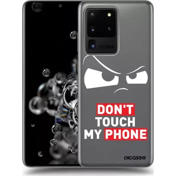 Pouzdro na mobilní telefon Picasee silikonový průhledný obal pro Samsung Galaxy S20 Ultra 5G G988F - Cloudy Eye - Transparent