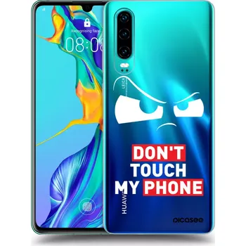 Pouzdro na mobilní telefon Picasee silikonový průhledný obal pro Huawei P30 - Cloudy Eye - Transparent