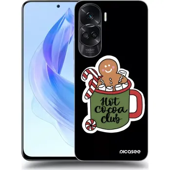 Pouzdro na mobilní telefon Picasee silikonový černý obal pro Honor 90 Lite 5G - Hot Cocoa Club