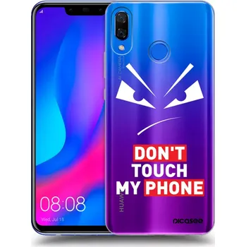 Pouzdro na mobilní telefon Picasee silikonový průhledný obal pro Huawei Nova 3 - Evil Eye - Transparent