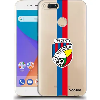 Pouzdro na mobilní telefon Picasee silikonový průhledný obal pro Xiaomi Mi A1 Global - FC Viktoria Plzeň H
