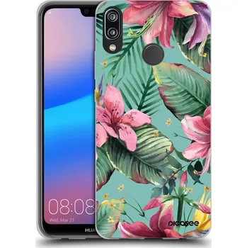 Pouzdro na mobilní telefon Picasee silikonový průhledný obal pro Huawei P20 Lite - Hawaii