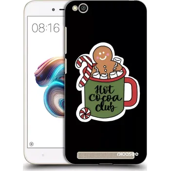 Pouzdro na mobilní telefon Picasee silikonový černý obal pro Xiaomi Redmi 5A - Hot Cocoa Club